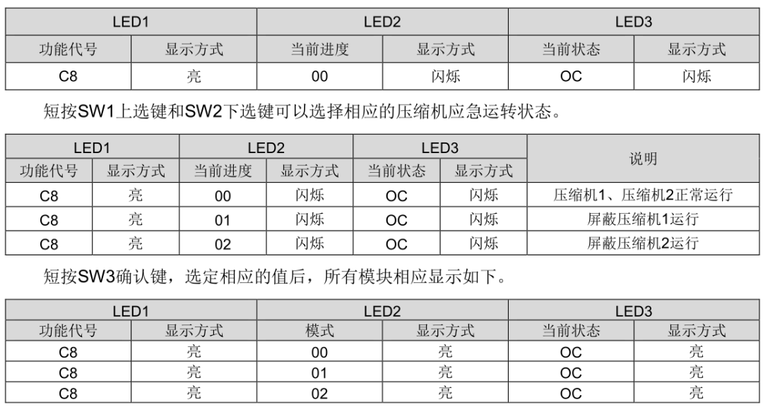 格力多联机功能键设置方法