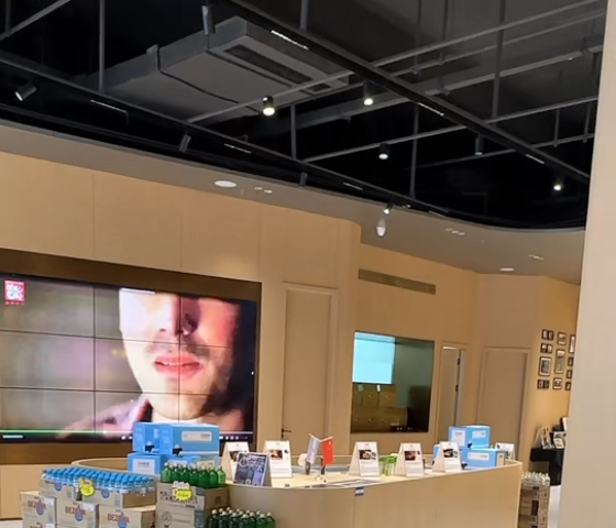 阿根廷保税交易中心中央空调安装效果图